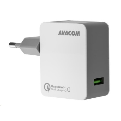 AVACOM HomeMAX síťová nabíječka Qualcomm Quick Charge 3.0, bílá