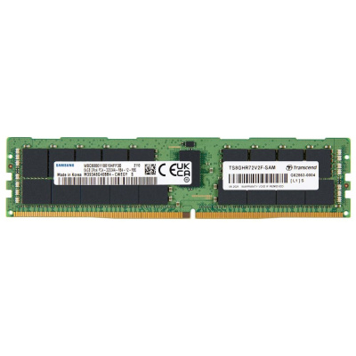 TRANSCEND DIMM DDR4 64GB 3200MHz 2Rx4 4Gx4 CL22 1.2V REG ECC