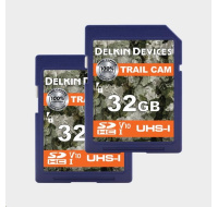 Delkin SDHC Trail Cam R100/W30 (V10) 32GB (2-pack)