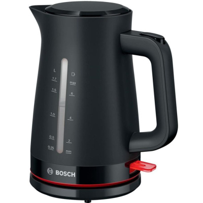 BAZAR - Bosch MyMoment TWK3M123 rychlovarná konvice, 2400 W, 1.7 l, černá - poškozený obal