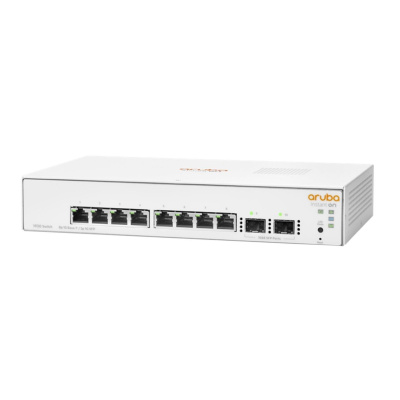HPE Networking Instant On Switch 8p Gigabit 2p SFP (fanless)  1 9 3 0