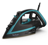 BAZAR - Tefal Puregliss FV8066E0 napařovací žehlička, 3000 W, anti-drip, rychlé nahřátí, tyrkysová - Poškozený obal