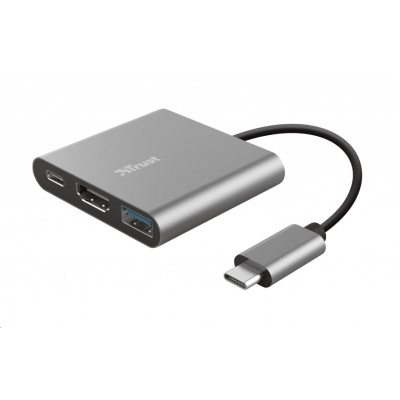 TRUST adaptér DALYX, 3-in-1, USB-C