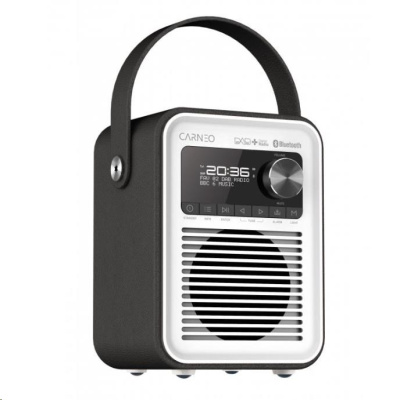 CARNEO D600 Rádio DAB+, FM, BT, black/white