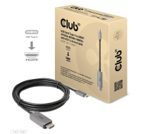 BAZAR - Club3D kabel USB-C na HDMI, 4K120Hz 8K60Hz HDR10 s DSC1.2, Aktivní kabel, M/M, 3m - Poškozený obal (Komplet)
