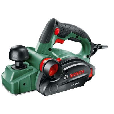 Bosch PHO 2000 hoblík, šířka 82 mm, aretace proti zapnutí, ochranná botka, oboustranné vyhazování hoblin