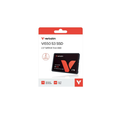 VERBATIM SSD Vi550 S3 2TB SATA III, 2.5” W 550/ R 500 MB/s