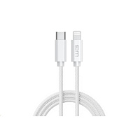 WG - Datový kabel Lightning MFi na Type-C, 2 metry, bílá