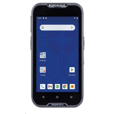 Datalogic Memor 11, 2D, 12.7 cm (5''), GPS, Gun, USB-C, BT, Wi-Fi, 4G, Android, kit (USB), GMS, black