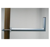 Držák antény na stožár, galvanický zinek, délka 50cm