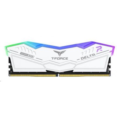 T-FORCE DIMM DDR5 32GB (Kit of 2) 6400MHz CL40 DELTA RGB Bílá