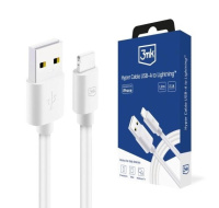 3mk Hyper Cable A to Lightning 1.2m 5V/2.1A 12W White