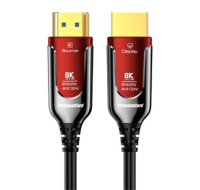 PREMIUMCORD Ultra High Speed HDMI 2.1 optický fiber kabel 8K@60Hz, zlacené 5m
