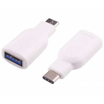 PremiumCord adaptér USB 3.1 konektor C - USB 3.0  A (M/F), OTG, bílá