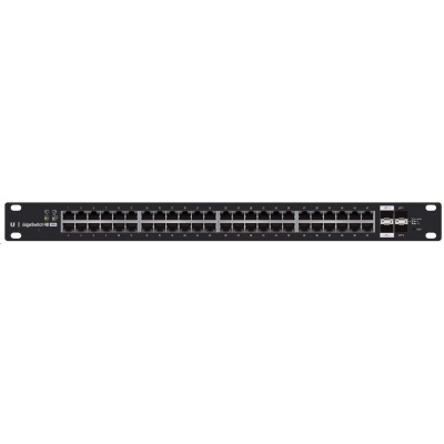 UBNT EdgeSwitch ES-48-500W [70Gbps, 500W, aktivní (802.3af/at) i pasivní (24V) PoE, 2xSFP, 2xSFP+, L2/L3]