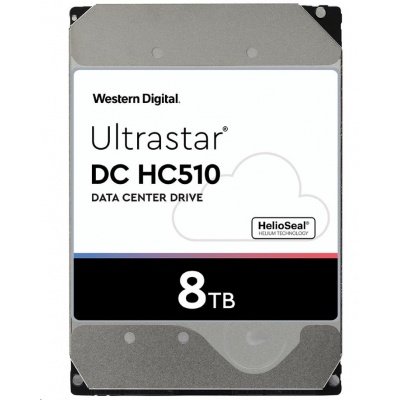 Western Digital Ultrastar® HDD 8TB (HUH721008ALN604) DC HC510 3.5in 26.1MM 256MB 7200RPM SATA 4KN SE