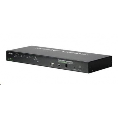 ATEN 8-port KVM USB+PS/2 OSD, rack 19" CS-1708i + OverNET konzole