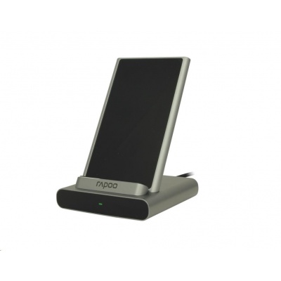 RAPOO nabíjecí stojan XC350 Wireless Charging Stand Silver