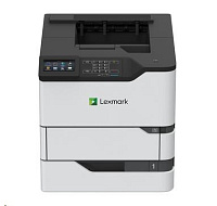 LEXMARK ČB tiskárna MS822de A4, 52ppm, 512MB, duplex, USB 2.0, LAN