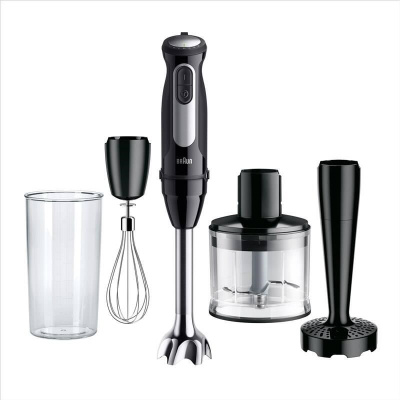 Braun MultiQuick 5 Pro ponorný mixér, 1000 W, 25 rychlostí + Turbo, ergonomická rukojeť, EasyClick Plus, černá