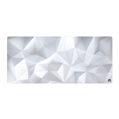 Endorfy Podložka pod myš Crystal Onyx White XL, 90 x 40 cm, Voděodolná, Bílá