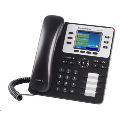 Grandstream GXP2130 (v2) [VoIP telefon - 3x SIP účet, HD audio, bluetooth, podpora headset, barevný LCD, 2x GLAN ]