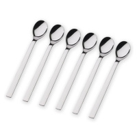 WMF Sada lžiček na latte macchiato Nuova, 6 ks, nerezová ocel