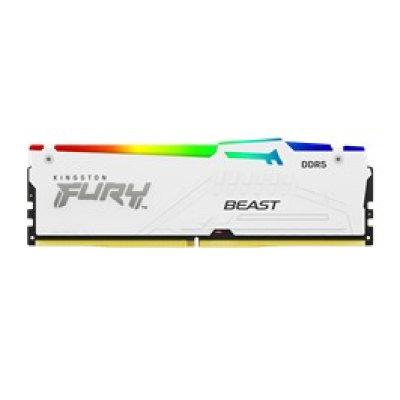 KINGSTON DIMM DDR5 32GB 5600MT/s CL36 FURY Beast Bílá RGB EXPO