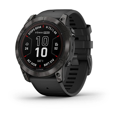 Garmin Fenix 7X PRO Sapphire Solar Carbon Gray DLC Titanium / Black Band, EU