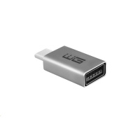 WG - Adapter Type-C (male) to USB-A 3.0 (female) / OTG / silver