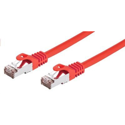 C-TECH kabel patchcord Cat6, FTP, červený, 0,25m