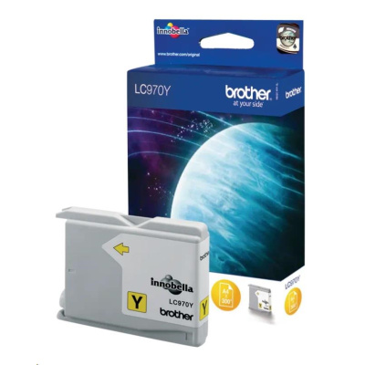 BROTHER INK LC-970Y yellow (EW*) cca 300