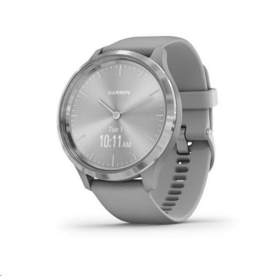 Garmin monitorovací náramek a hodinky vivomove3 Sport, Silver/Gray Band