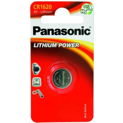 PANASONIC Lithiová baterie (knoflíková) CR-1620EL/1B  3V (Blistr 1ks)