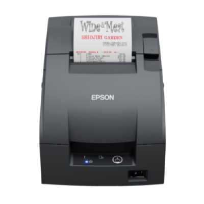 Epson TM-U220IIB, ERC38B, cutter, RS232, white