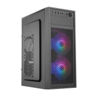 EUROCASE skříň ML N6-530B, ATX, 2x USB-A, 1x USB-C, 2x 120mm ARGB Fan, černá