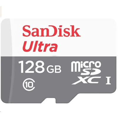 Sandisk MicroSDXC karta 128GB Ultra (R:100/W:100 MB/s, UHS-I, C10)