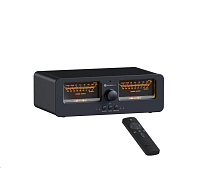 Fosi LC30 přepínač repro/zesilovačů s VU metry - černý