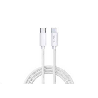 WG - Datový kabel Type-C na Type-C, 1 metr, 3 A, bílá