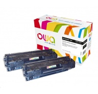 OWA Armor toner pro HP LJ P1002,1100,1102,1103,1104,1106,1108,M1130,1132,1136,1210,1212 2x1600 stran, CE285AD, black