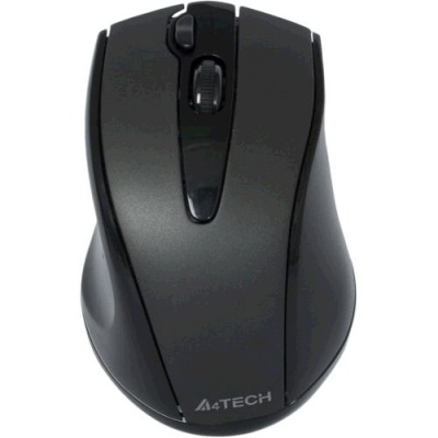 A4tech G9-500F-1 V-track, bezdrátová optická myš, 2.4GHz, 2000DPI, 15m dosah, USB, černá