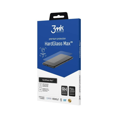 3mk tvrzené sklo HardGlass MAX pro Apple iPhone 15 Pro Max, černá