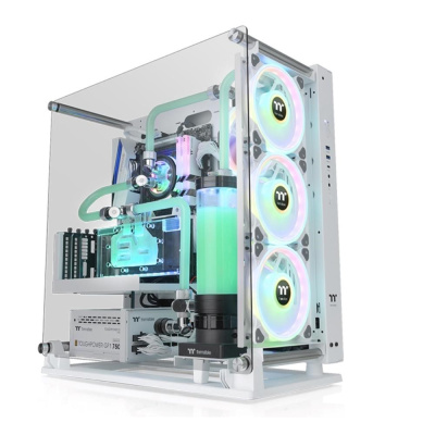 THERMALTAKE Case Core P3 TG Pro Snow, ATX, Průhledná bočnice, bílá