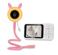 EVOLVEO Baby Monitor N35, kamera, VOX, teploměr, noční vidění, RGB, růžová