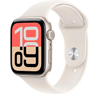 Apple Watch SE 3 GPS + Cellular 40mm Starlight Aluminium Case with Starlight Sport Band - M/L