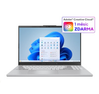ASUS NTB Vivobook Pro 15 OLED (N6506CU-OLED013X), U9 285H, 15.6" 2880x1620, 24GB, 2TB SSD, Intel Arc+RTX, W11P, Silver