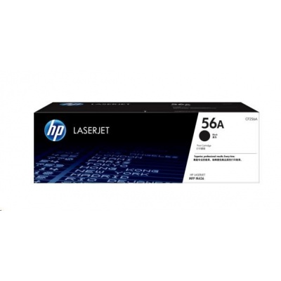 HP 56A Black LaserJet Toner Cartridge (7,400 pages)