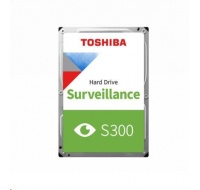 TOSHIBA HDD S300 Surveillance (CMR) 1TB, SATA III, 5400 rpm, 128MB cache, 3,5", BULK