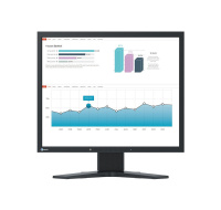 EIZO MT 19" S1934 FlexScan, IPS, 1280x1024, 250nit, 1000:1, 14ms, DisplayPort, DVI-D, D-sub, Repro, Černý