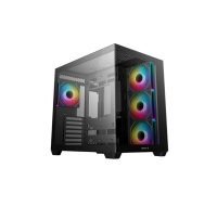 DEEPCOOL Case CG 530 4F, ATX, Průhledná bočnice, černá